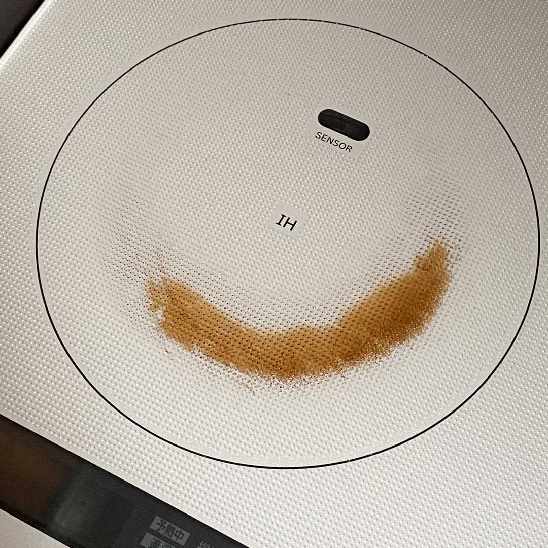 IHコンロ 焦げ付き