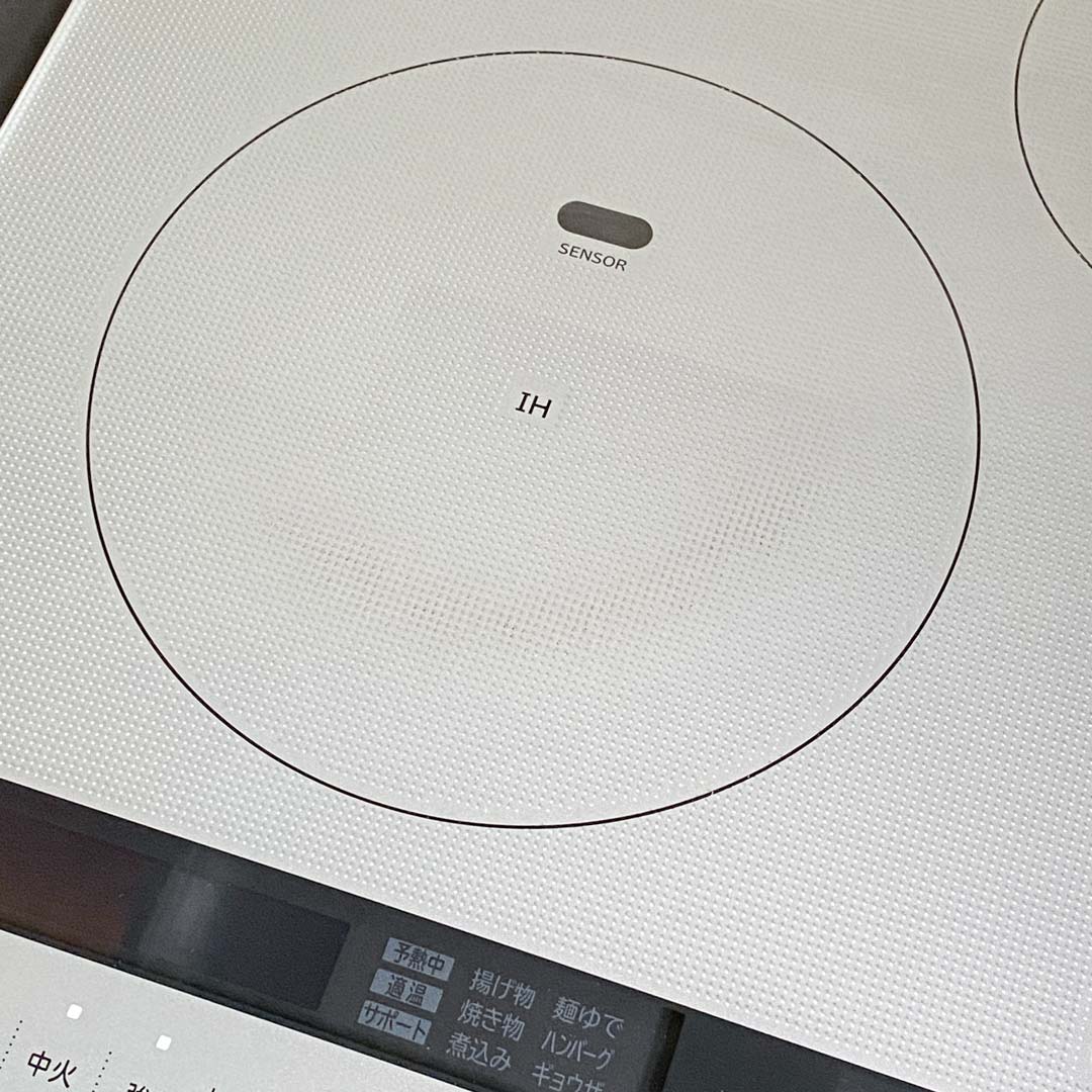 IHコンロの焦げがスッキリ落ちた！