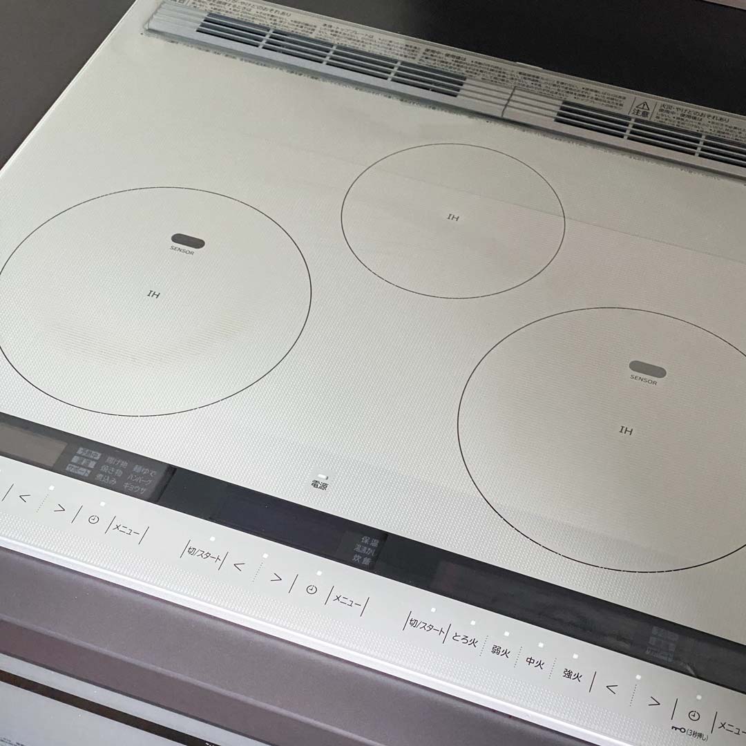 IHコンロの焦げがスッキリ落ちた！ コンロ全体の画像